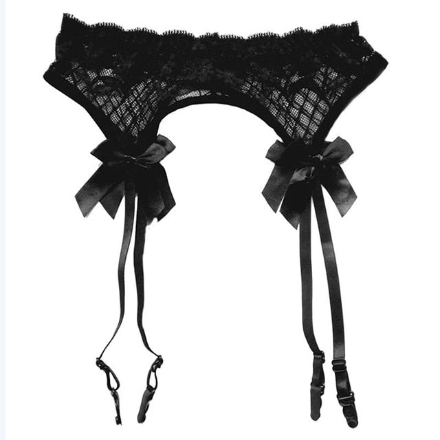 Sexy Sheer Lace Garter Belts