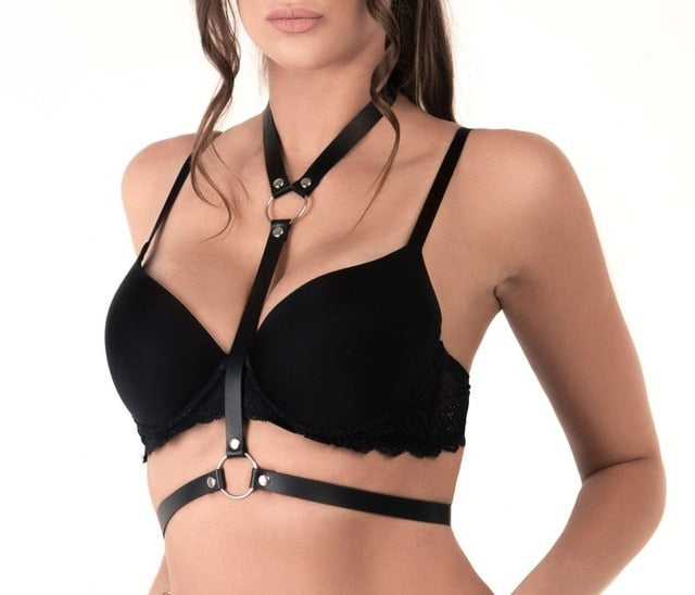 Erotic Leather Garters Belts