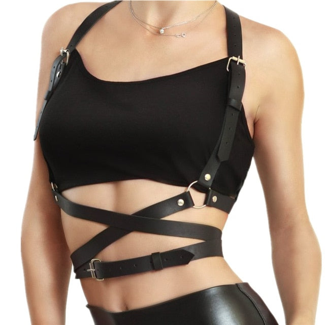 Erotic Leather Garters Belts