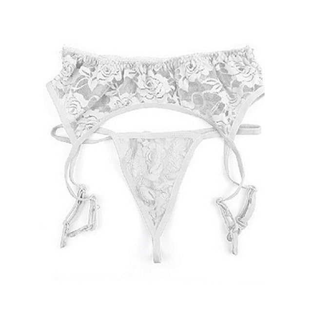 Sexy Stocking Set Women Sheer Lace Tighs High Stockings Lingerie Garter Pantyhose Garter Belt Stockings (Not Include Stockings)