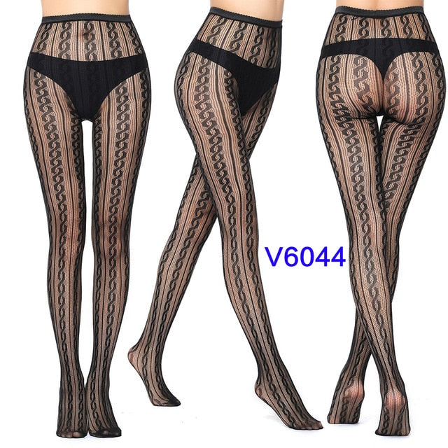 New Arrival Thin Women Pantyhose Sexy Solid Fishnet Tights Clothes For Women Stockings Black Tights Lace Sexy Lingerie