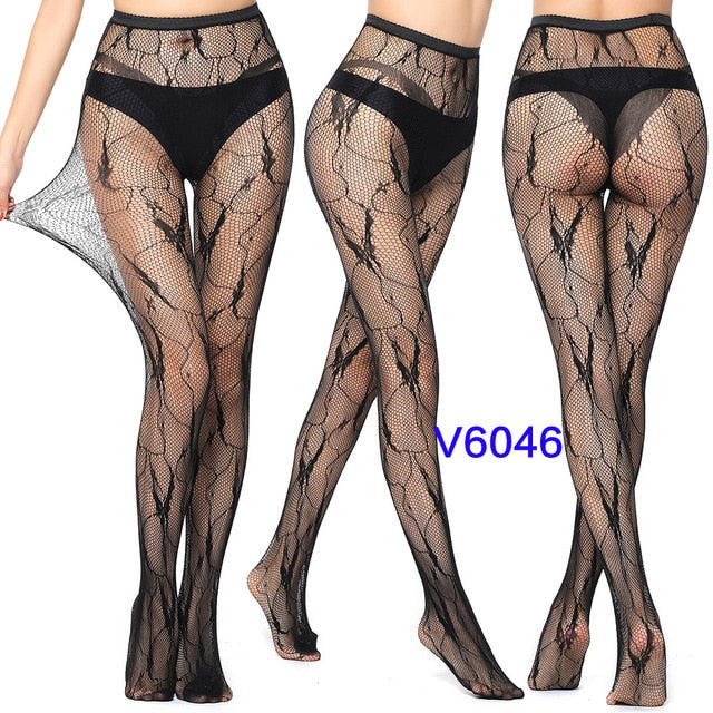 New Arrival Thin Women Pantyhose Sexy Solid Fishnet Tights Clothes For Women Stockings Black Tights Lace Sexy Lingerie
