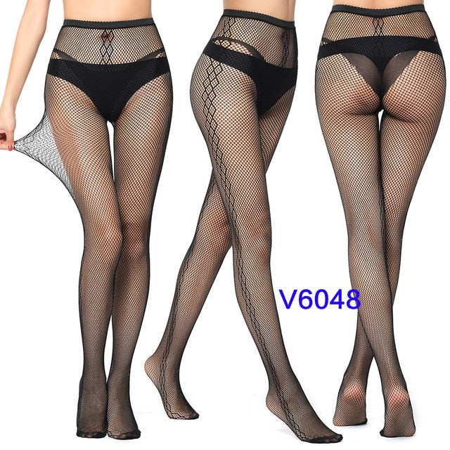 New Arrival Thin Women Pantyhose Sexy Solid Fishnet Tights Clothes For Women Stockings Black Tights Lace Sexy Lingerie