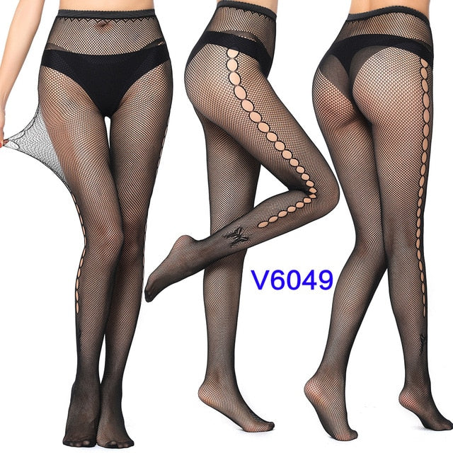 New Arrival Thin Women Pantyhose Sexy Solid Fishnet Tights Clothes For Women Stockings Black Tights Lace Sexy Lingerie