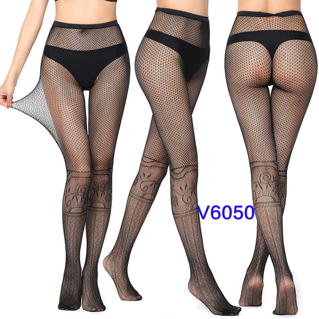 New Arrival Thin Women Pantyhose Sexy Solid Fishnet Tights Clothes For Women Stockings Black Tights Lace Sexy Lingerie
