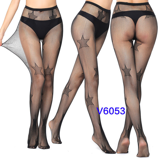 New Arrival Thin Women Pantyhose Sexy Solid Fishnet Tights Clothes For Women Stockings Black Tights Lace Sexy Lingerie