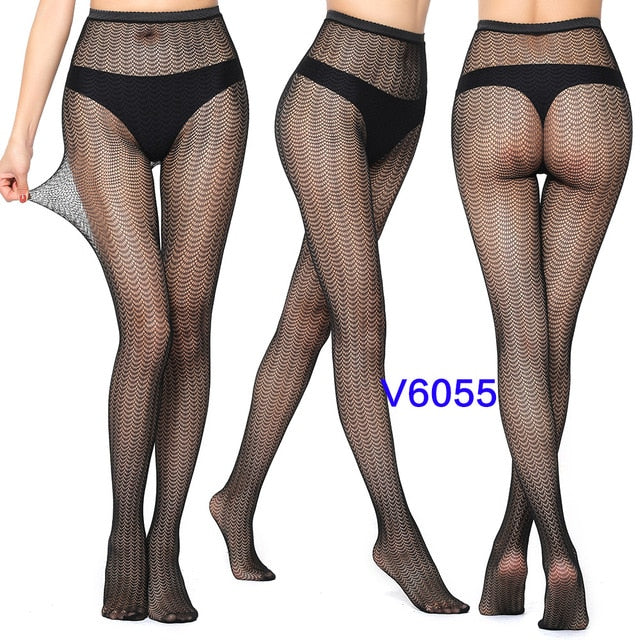 New Arrival Thin Women Pantyhose Sexy Solid Fishnet Tights Clothes For Women Stockings Black Tights Lace Sexy Lingerie