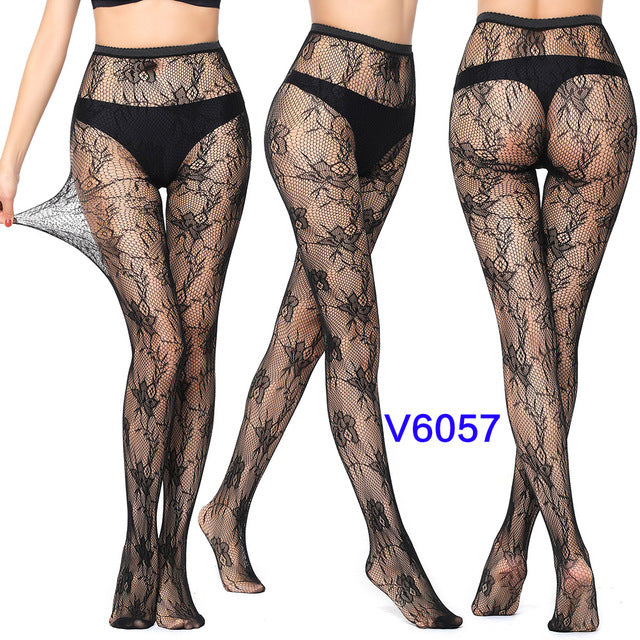 New Arrival Thin Women Pantyhose Sexy Solid Fishnet Tights Clothes For Women Stockings Black Tights Lace Sexy Lingerie