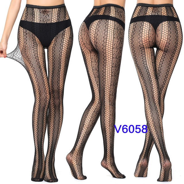 New Arrival Thin Women Pantyhose Sexy Solid Fishnet Tights Clothes For Women Stockings Black Tights Lace Sexy Lingerie