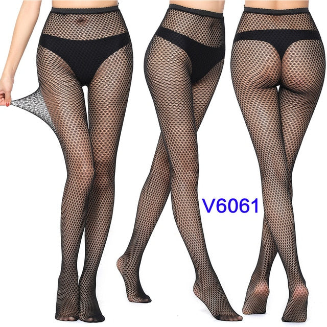 New Arrival Thin Women Pantyhose Sexy Solid Fishnet Tights Clothes For Women Stockings Black Tights Lace Sexy Lingerie