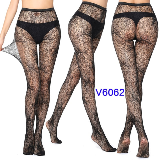 New Arrival Thin Women Pantyhose Sexy Solid Fishnet Tights Clothes For Women Stockings Black Tights Lace Sexy Lingerie