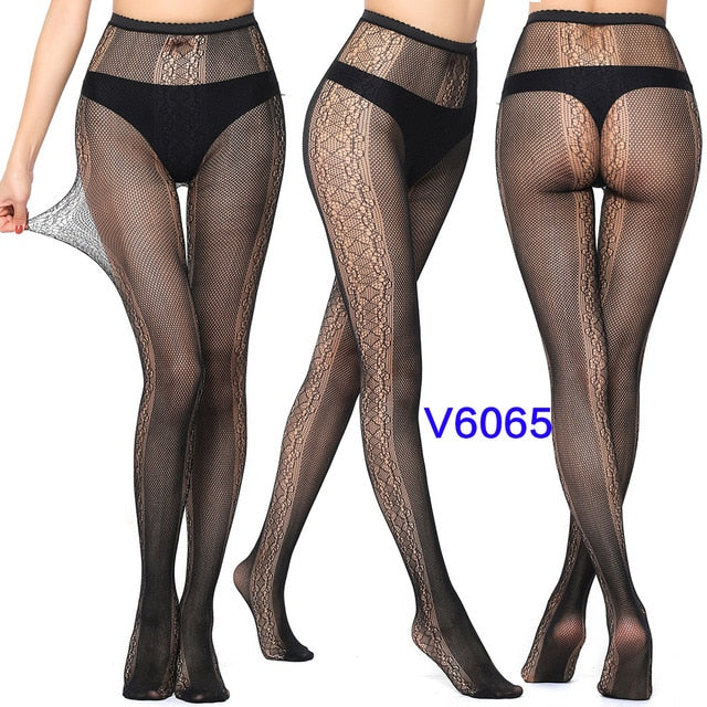 New Arrival Thin Women Pantyhose Sexy Solid Fishnet Tights Clothes For Women Stockings Black Tights Lace Sexy Lingerie