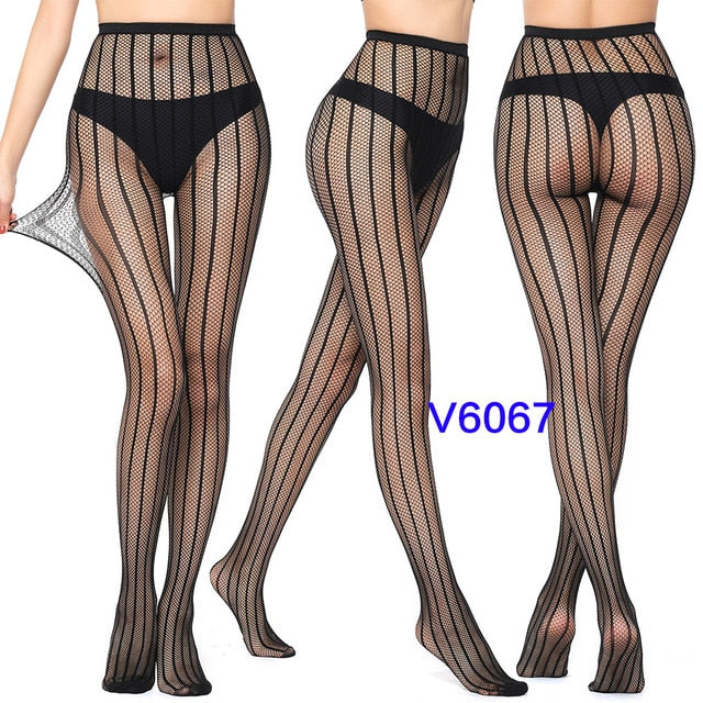 New Arrival Thin Women Pantyhose Sexy Solid Fishnet Tights Clothes For Women Stockings Black Tights Lace Sexy Lingerie