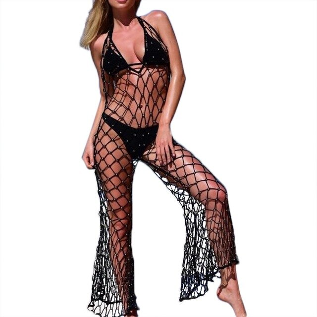 Woven Starring Bikini Dress Blouse