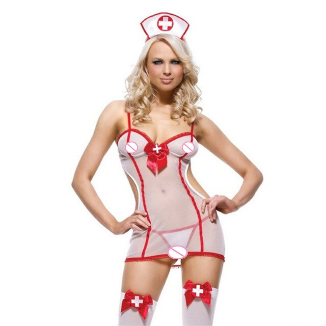 Porno Lingerie Hot Women Baby Doll Lenceria Sexi Erotic Dress Uniform Costumes Underwear Sex Clothes Role Cosplay sexy Nurse