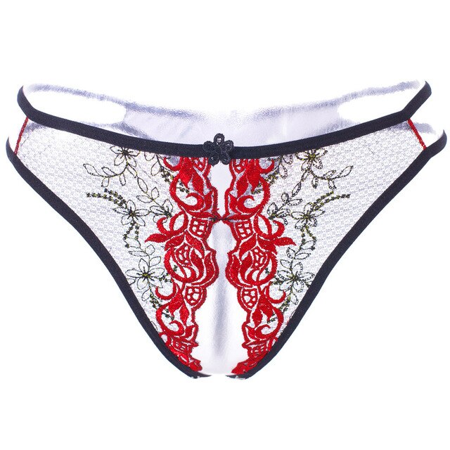 Women Sexy Lingerie Hot Erotic Sexy Panties Open Crotch Porn Lace Underwear Crotchless Underpants Sex Wear Cheeky Strappy Briefs