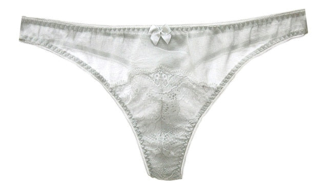 Women Lace Thongs 100%Natural Silk Sexy G strings Hipster erotic panties TANGA calcinha briefs sexy underwear SILK PANTIES Pink