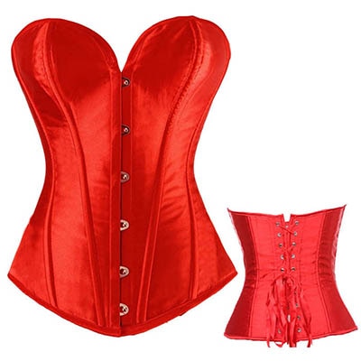 Miss Moly Women Gothic Steampunk Corset Dress Overbust Bustier Top Waist Cincher Shaper Corsets and bustiers Lingerie corselet