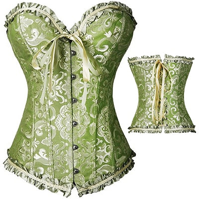 Miss Moly Women Gothic Steampunk Corset Dress Overbust Bustier Top Waist Cincher Shaper Corsets and bustiers Lingerie corselet