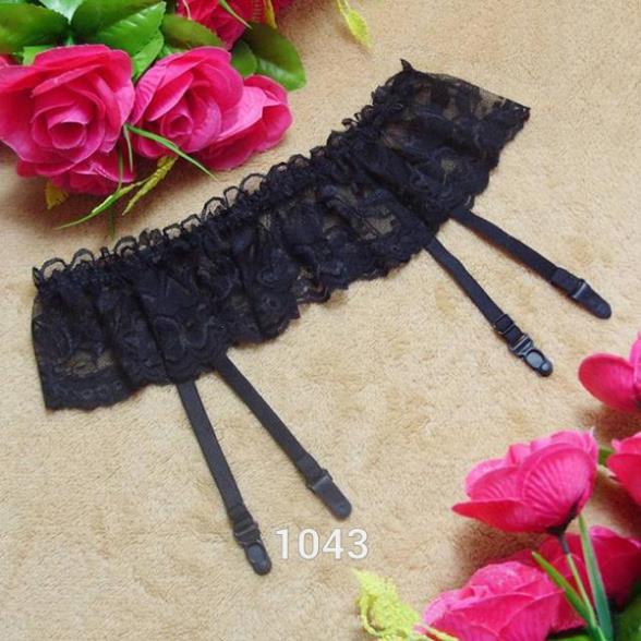 Sexy Stocking Suspender Dual Layer Garter Belt
